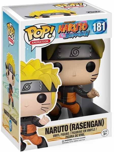 Funko POP #181 Naruto Shippuden Naruto Rasengan Figure, Razors Edge Collectibles